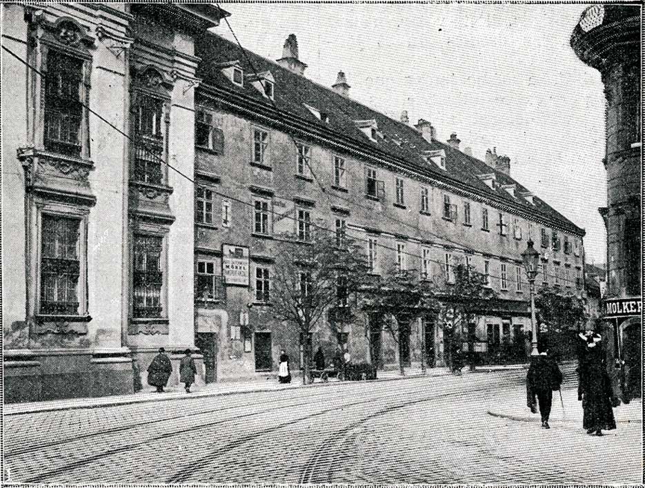 The Schwarzspanierhaus where Liszt and Beethoven met.